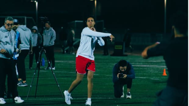 Elijah Brown at the elite 11